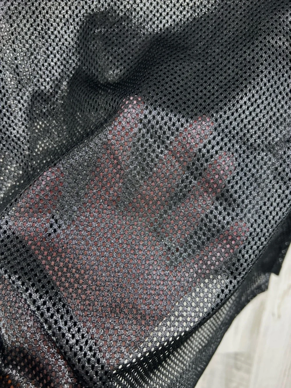 Ivy Park Metallic Mesh Logo Oversized Jersey Tank Womens XXS